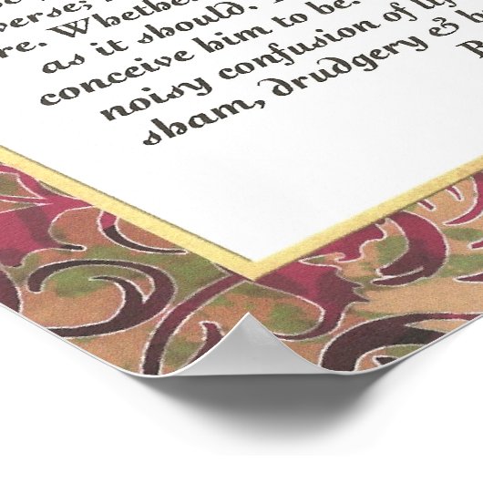 DESIDERATA Multicolor Trim Poster (Hoek)