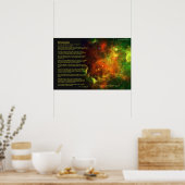 Desiderata - Noord-Amerikaanse en Pelican Nebulae Poster (Keuken)