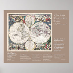 Desiderata - Nova Totius Terrarum Orbis Tabula Poster