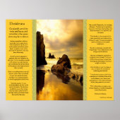 Desiderata Ocean Rock Posters (Voorkant)