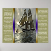 Desiderata Ocean Sail Boat Posters (Voorkant)