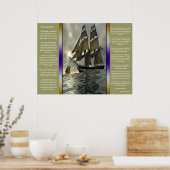 Desiderata Ocean Sail Boat Posters (Keuken)