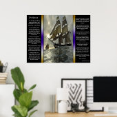 Desiderata Ocean Sail Boat Posters (Thuiskantoor)