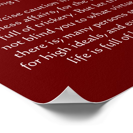 Desiderata Ocean Sky Posters (Hoek)