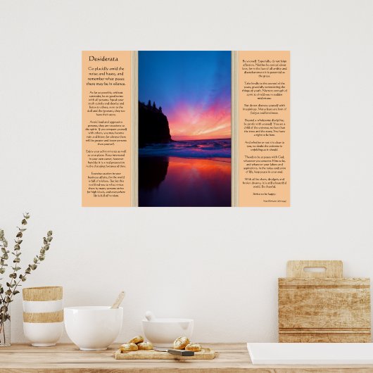 Desiderata Ocean Sky Posters 2 (Keuken)