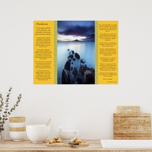 Desiderata Ocean Walkway Posters (Keuken)