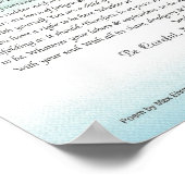 DESIDERATA Ocean Wave Poster (Hoek)