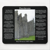 DESIDERATA Old English castle Mousepad Muismat (Voorkant)