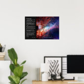 Desiderata - Omega Nebula, Messier 17 Poster (Thuiskantoor)