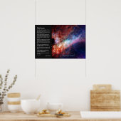 Desiderata - Omega Nebula, Messier 17 Poster (Keuken)
