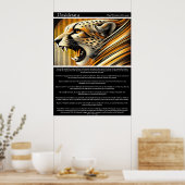 Desiderata ontketent je innerlijke kracht poster (Keuken)