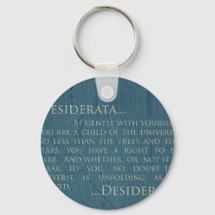 Desiderata op Canvas Sleutelhanger