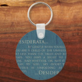 Desiderata op Canvas Sleutelhanger (Voorkant)