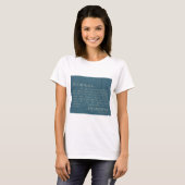 Desiderata op Canvas T-shirt (Voorkant volledig)