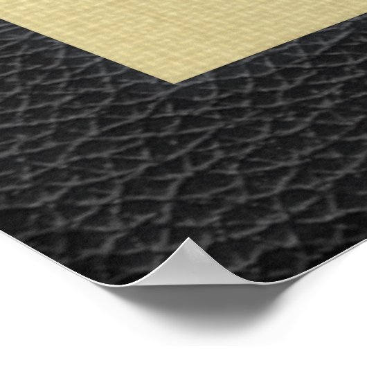 Desiderata op Linen leder lijst Poster (Hoek)