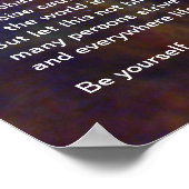 Desiderata op Rosette Galaxy Poster (Hoek)