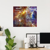 Desiderata op Rosette Galaxy Poster (Thuiskantoor)