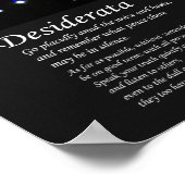 Desiderata op Spiral Galaxy NGC 253 Poster (Hoek)