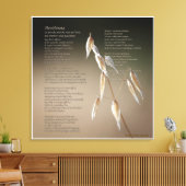 Desiderata op Wilde Haver - GROOT Canvas Afdruk (Insitu (Woonkamer))