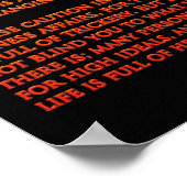 DESIDERATA Oranje watervallen Posters 13 (Hoek)