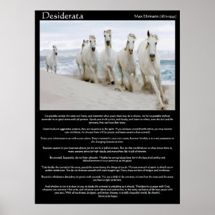 Desiderata paarden die Posters lopen