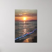DESIDERATA Pacific Sunset Canvas Afdruk (Voorkant)