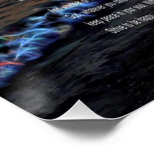 DESIDERATA Pacific Sunset Perfect Poster (Hoek)