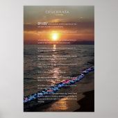 DESIDERATA Pacific Sunset Poster (Voorkant)