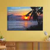 DESIDERATA Paradise Canvas Afdruk (Insitu (Woonkamer))
