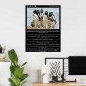 Desiderata Penguins Walkende Posters (Thuiskantoor)