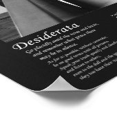 Desiderata Poem - Architectuur Fugue Fine Art Poster (Hoek)
