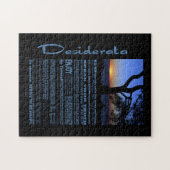 Desiderata Poem Beauful Sunset Tree #1 Legpuzzel (Horizontaal)