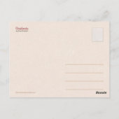 Desiderata Poem Briefkaart Mini Art (Achterkant)