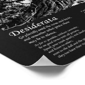 Desiderata Poem - Canadese pine, Fine Art Poster (Hoek)
