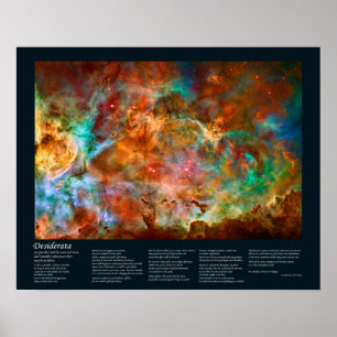Desiderata Poem - Carina Nebula in Argo Navis Poster