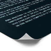 Desiderata Poem - Carina Nebula in Argo Navis Poster (Hoek)