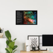 Desiderata Poem - Center of The Swan Nebula Poster (Thuiskantoor)