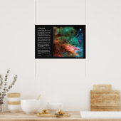 Desiderata Poem - Center of The Swan Nebula Poster (Keuken)
