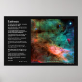 Desiderata Poem - Center of The Swan Nebula Poster (Voorkant)