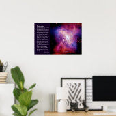 Desiderata Poem - Crab Pulsar Time Lapse Poster (Thuiskantoor)