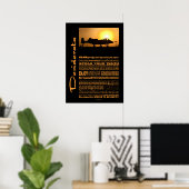 Desiderata Poem Desiderata A-10 Thunderbolt Poster (Thuiskantoor)