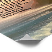 Desiderata Poem door Max Ehrmann Tropical Design Poster (Hoek)