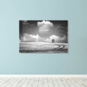 Desiderata Poem, Fine Art English Harvest Canvas Afdruk (Insitu (Houten vloer))