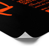 Desiderata Poem Golfing bij zonsondergang Poster (Hoek)