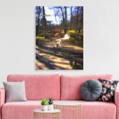 Desiderata Poem - Ik heb tijd Canvas Afdruk (Insitu (Woonkamer))
