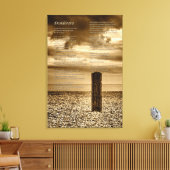 Desiderata Poem - Ik heb tijd Canvas Afdruk (Insitu (Woonkamer))