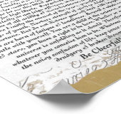 DESIDERATA Poem=Max Ehrmann=On Afstuderen Scroll Poster (Hoek)