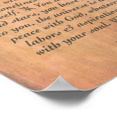 DESIDERATA Poem=Max Ehrmann=Parchment Collectie Poster (Hoek)