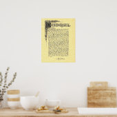 DESIDERATA Poem=Max Ehrmann=Parchment Collectie Poster (Keuken)