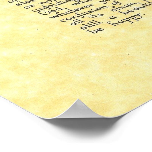 DESIDERATA Poem=Max Ehrmann=Parchment Collectie Poster (Hoek)